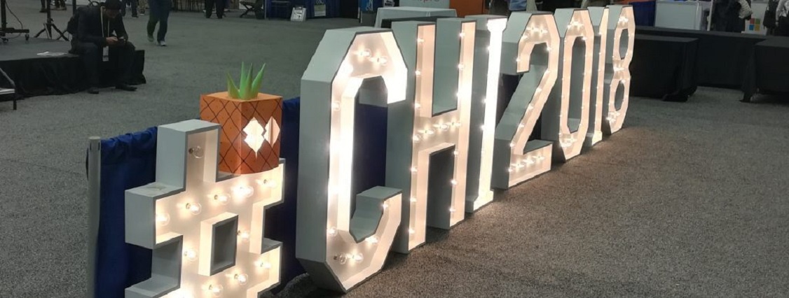 Presenting our Work at CHI 2018