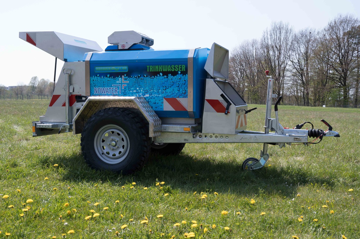 Projekt NOWATER: Übergabe des ersten Moduls des technischen Demonstrators an die Universität der Bundeswehr München