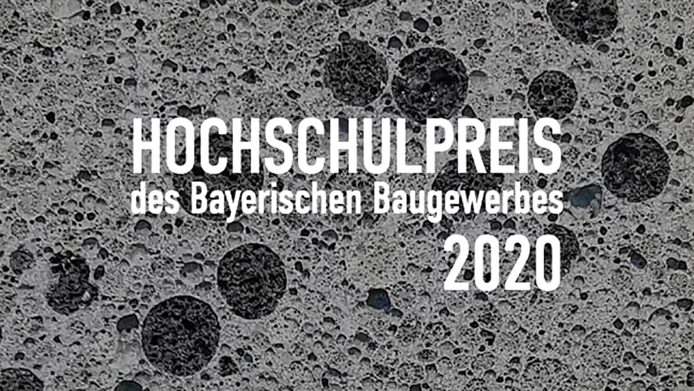 Henrik Gutsch erhält Hochschulpreis des Bayerischen Baugewerbes