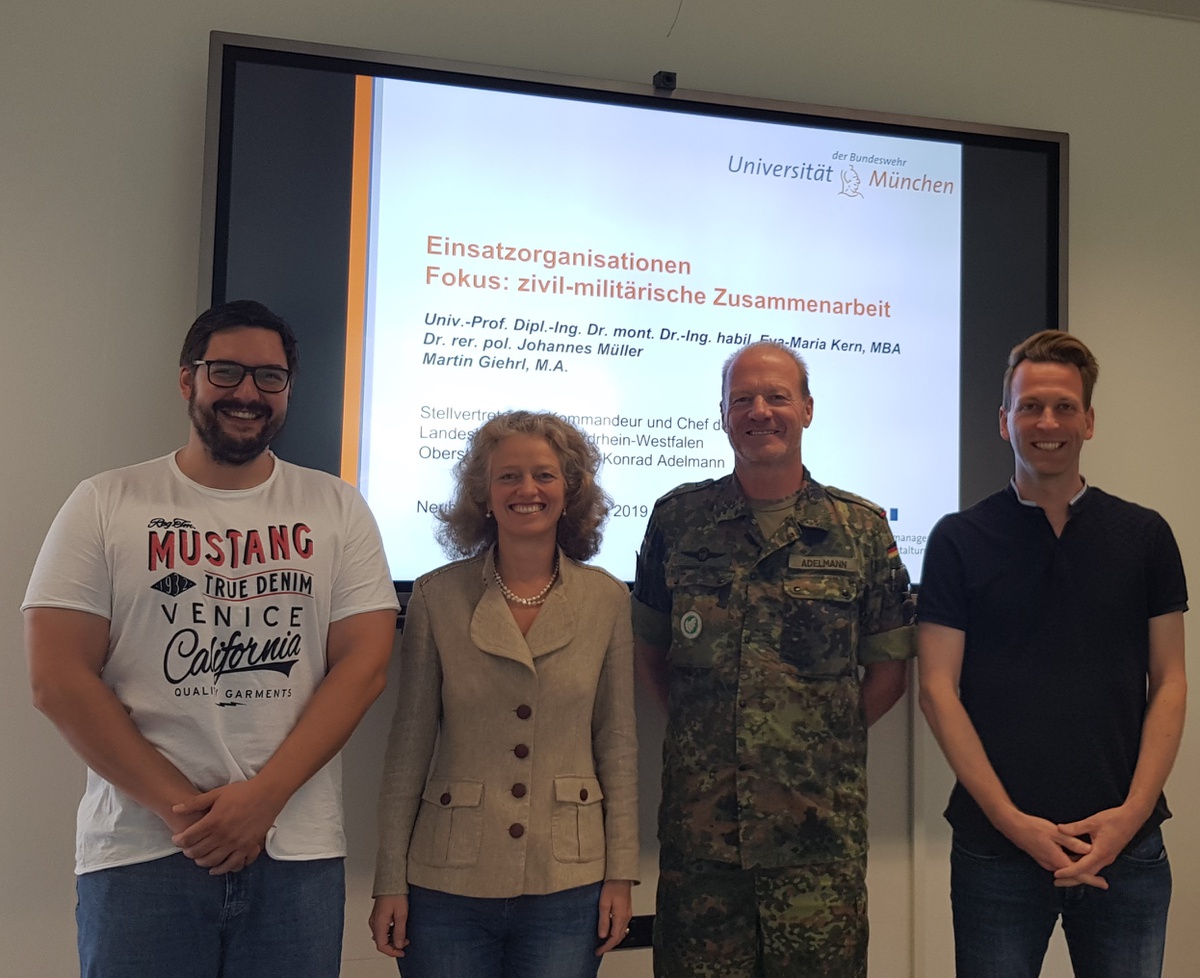 16.08.2019 - Besuch des Stellvertretenden Kommandeurs und Chef des Stabes des Landeskommandos Nordrhein-Westfalen Oberst Adelmann
